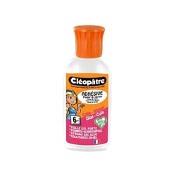 Colle adhésive - Transparente - Cléopâtre - Adhésive - Flacon de 55g avec embout