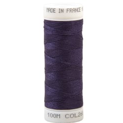 Fil à coudre polyester 100m made in France - violette 268