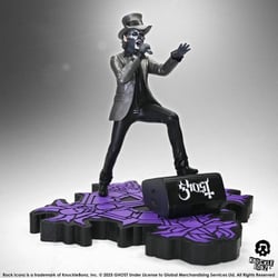 Ghost - Statuette Ghost Rock Iconz Papa V Perpetua Top Hat 22 cm - Knucklebonz