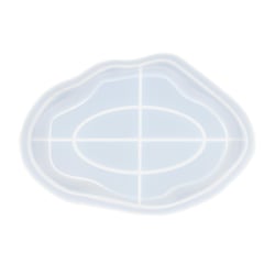 Moule en silicone 24,3 cm x 17 cm x 1,95 cm - Echelle de nuage ovale