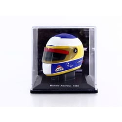 Casque miniature de collection - PROMOCAR 1/5 Michele Alboreto Ferrari F1 1985