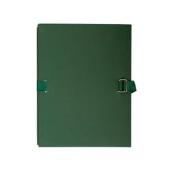 Chemise dos extensible papier - 24x32cm - Vert foncé - x 10 - Exacompta