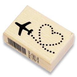 TAMPON AVION - 37X53 MM - BOIS