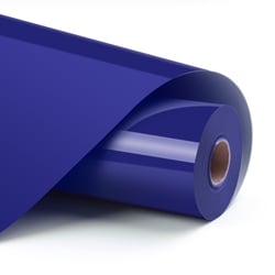 LOKLiK Vinyle Textile Basique – Bleu Roi – 30.5 x 180 cm