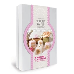 Graine Créative - Coffret bougie romantique