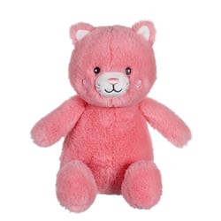 Peluche - Chat rose Econimals en peluche éco-conçue - 24 cm