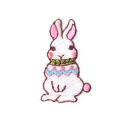 Ecusson thermocollant forêt lapin 3cm x 4cm