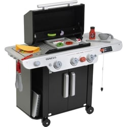 Grand barbecue Weber Genesis - 9445 - Bois FSC - Avec accessoires - Des 3 ans