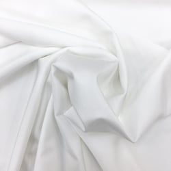 Tissu  brillant Blanc