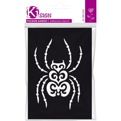 Ki-Sign - Pochoir adhésif Maori Araignée 7x10 cm