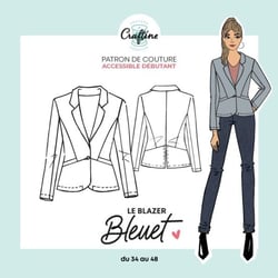 Patron Craftine Blazer Bleuet - Format Papier