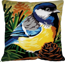 Kit Coussin Canevas Mésange