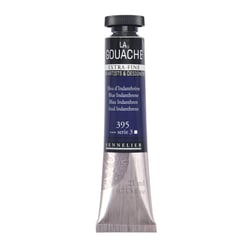 Gouache - Extra-fine - Bleu d'indanthrène - 395 - Tube de 21ml - Sennelier