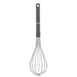 Fouet professionnel inox ballon - à blanc d'œufs - manche étanche antidérapant - 45 cm