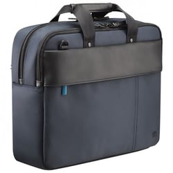 Sacoche toploading executive pour PC portable 11 à 14 pouces bleu marine noir