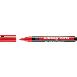 Marqueur permanent 1 mm - Edding - Rouge - Pointe ronde