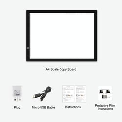 Tablette Graphique LED USB Luminosité Réglable Compacte Et Résistante YONIS