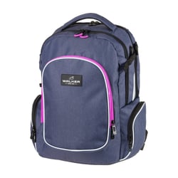 Sac à dos - Walker - Bleu et rose - 3 compartiments - Campus Evo