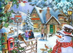 Puzzle 1000 pièces - Snowman's View - HOP - House of Puzzles