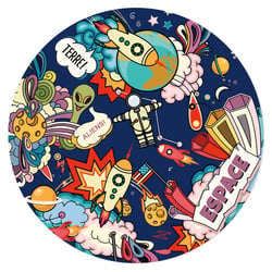 Disque gâteau Terre ! (19 cm)