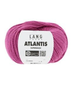 Pelote de laine vierge ATLANTIS - Lang Yarns 0085 Rose