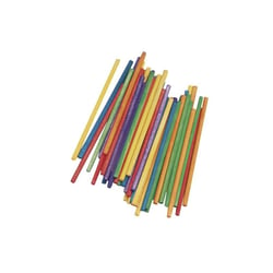 Baguettes en bois à  bricoler, 4 mm 60 pces, assorties