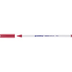 Feutre textile pointe 1 mm - EDDING - Carmin - Permanent