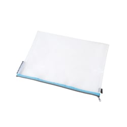 Pochette à fermeture éclair en plastique souple - Couleurs assorties - x 10 - Exacompta