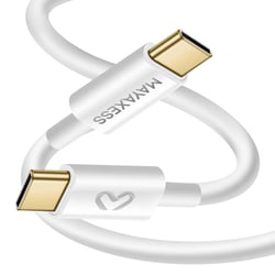 Mayaxess Câble de charge USB-C pour Google Pixel 10 Pro 1m Blanc