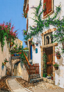 Puzzle 1500 pièces - Art Collection - Ruelle Italienne - Castorland