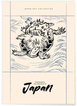 Affiche Art Japon 4 | A3 : 29,7x42cm