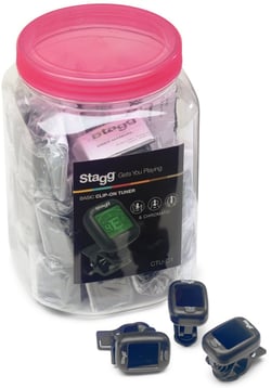STAGG CLIP ACCORDEUR CHROMAT./ 30PCS