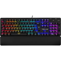 Clavier Gaming GLAB Rubidium - Mécanique Switch Rouge - RGB - Repose poignet - Robuste - Noir
