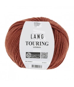 Pelote de laine à tricoter TOURING - Lang Yarns 87 Rouge