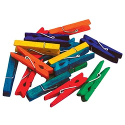 MégaCréa DIY - Pinces à linge en bois multicolore B 2,5 cm 50 pièces