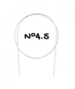 Aiguilles à tricoter circulaires - 80cm - n° 2.50 à n°5 - Distrifil taille n°4,5
