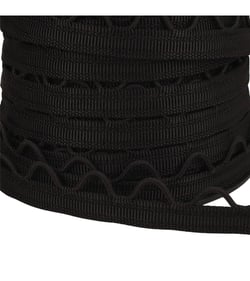 Bobine 20m sangle à passants 12mm noir