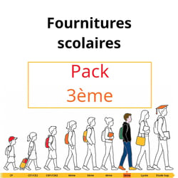 Kit de fournitures scolaires pour collégien·ne de 3ème