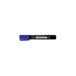 Marqueur Permanent Kores Biseaute Bleu