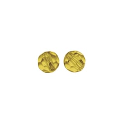 Swarovski Elements perle ronde cristal, jaune d`or, 4 mm ø, boîte 20 pces