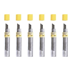 Mine de rechange PENTEL - HI-POLYMER SUPER - 0,9 mm - HB - Lot de 6 étuis de 15 mines