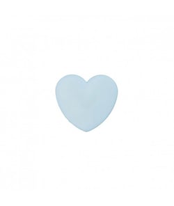 Carte de 3 boutons Coeur à queue 12mm - Prym Bleu Ciel