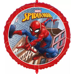 Ballon Aluminium Hélium 46 cm + Poids Spiderman
