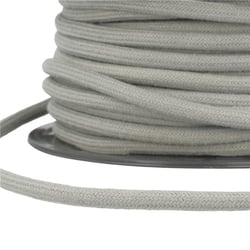Bobine 30m Cordon coton gris clair 4mm
