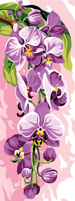 Canevas SEG Orchidée 25x60 cm