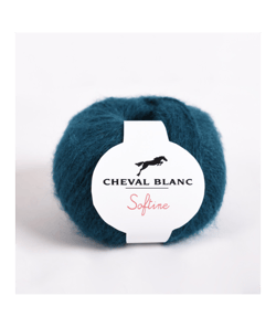 Fil à tricoter SOFTINE - Cheval Blanc 275 Petrol bleu