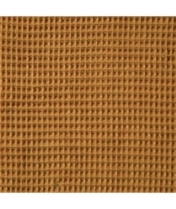 Tissu coton Nid d'Abeille de 150 cm de largeur Camel Marron vendu par 50 cm