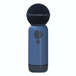 Microphone Bluetooth Portable Longue Autonomie Son Clair Pour Chant Partagé Bleu YONIS