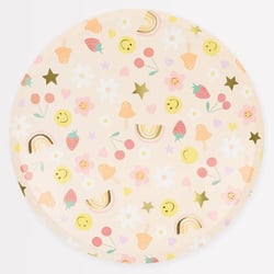 8 Assiettes Happy Icons