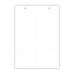 Bloc de 30  fiches bristol 148X210 perforées UNI  blanc
